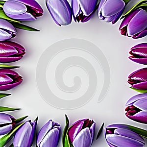 Purple pink tulip backgrounds - Valentines day