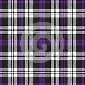 Purple Plaid Tartan Checkered Seamless Pattern