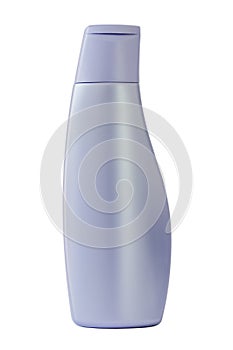 Purple plastic bottle