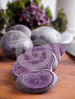 Purple potatoes