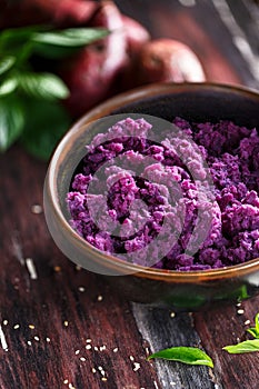 Purple Potatoes Mashed