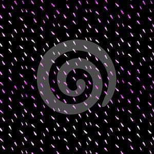 Purple Rain Faux Foil Metallic Black Pattern