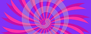 Purple ray swirl background vector illustration.  Abstract background pattern seamless graphic design.