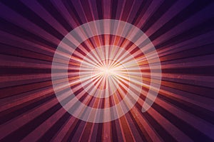 purple and red light sun burst and stars with gradient abstract background graphic design with striped