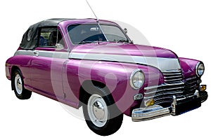 Purple retro car img