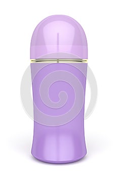 Purple roll-on deodorant