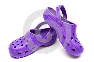 Purple sandal photo