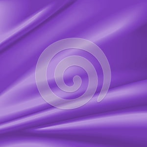 Purple satin in curtain pattern