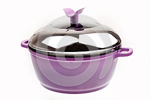 Purple saucepan