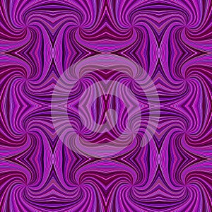 Purple seamless hypnotic abstract spiral stripe pattern background - vector illustration