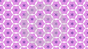 Purple Seamless Stars Background Pattern Illustration