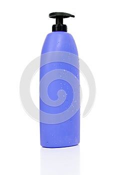 Purple shampoo bottle