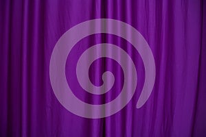 Purple curtain