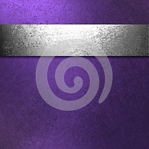 Purple and silver background