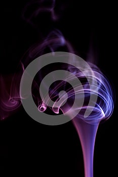 Purple Smoke Abstract