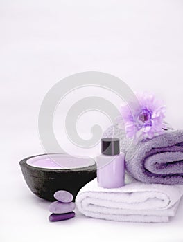 Purple Spa still life