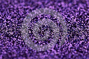 Purple Sparkle Glitter background. Holiday, Christmas, Valentines, Beauty and Nails abstract texture