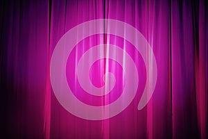 Purple stage curtain