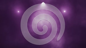 Purple Stage Lights and Smoke VJ Loop Motion Background