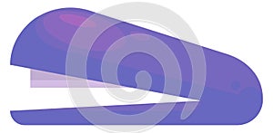 Purple stapler, illustration, vector