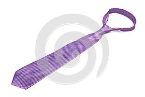 Purple striped tie