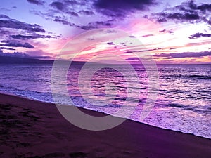 Purple Sunset Maui