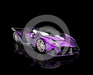 Purple Supercar - pearlescent paint