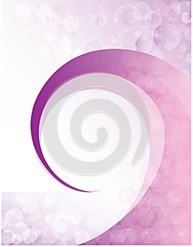 Purple Swirl Spring Background Bubbles Light Flair