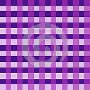 Purple tablecloth Vector. Traditional tablecloth pattern Vector. Purple color square pattern