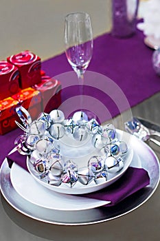 Purple tabletop