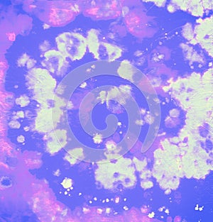 Purple Tie Dye Effects. Abstract Circle Texture.