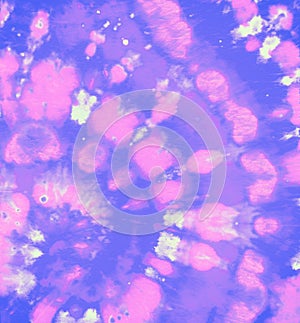 Purple Tie Dye Effects. Abstract Spiral Pattern.