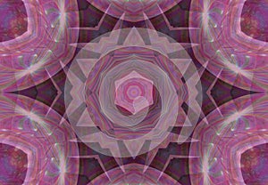 Purple  - tinted computer graphics. Simetric nice figure. photo