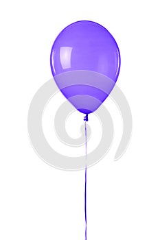 A purple toy helium balloon
