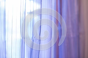 Purple transparent curtain background