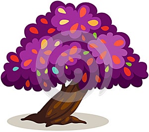 Purple tree
