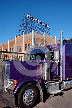 Purple truck