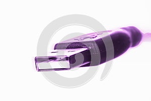 Purple USB Connector