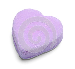 Purple Valentines Candy Heart