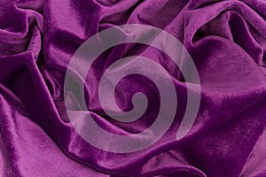 Purple Velvet Fabric photo