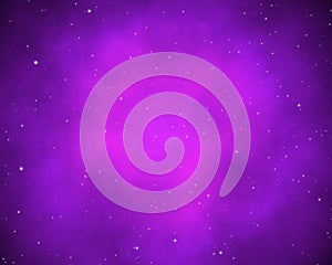 Purple and violet gas clouds, the fantasy universe