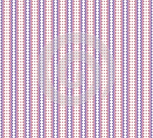 Purple Violet Geometric Zigzag Stripe Round String Seamless Vector Texture Pattern Wallpaper Background