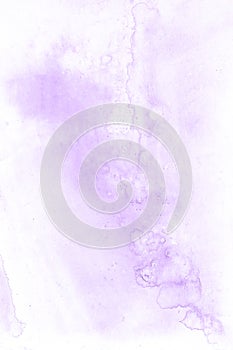 Purple watercolor background, beautiful creative planet.