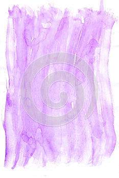 Purple watercolor paint background, lettering scrapbook sketch.