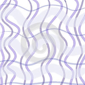purple wavy textured stripes white background illustration