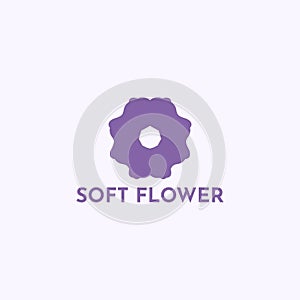 Purple Weird Flower Logo