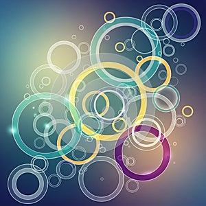 Purple, and white create a dynamic, abstract pattern against a gradient