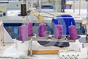 Purple Yarn Bobbins