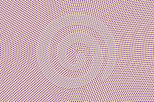 Purple yellow dotted halftone. Halftone background. Frequent micro dotted pattern.