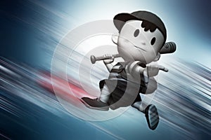 In pursuit after a ball